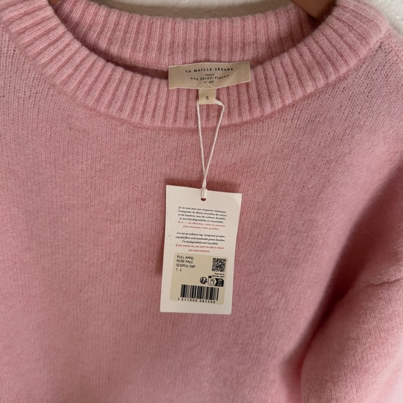 Sezane Blush Pink Amiel Jumper Sweater - Picture 4 of 6